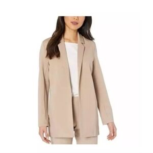 Eileen Fisher L tan/camel knit jacket